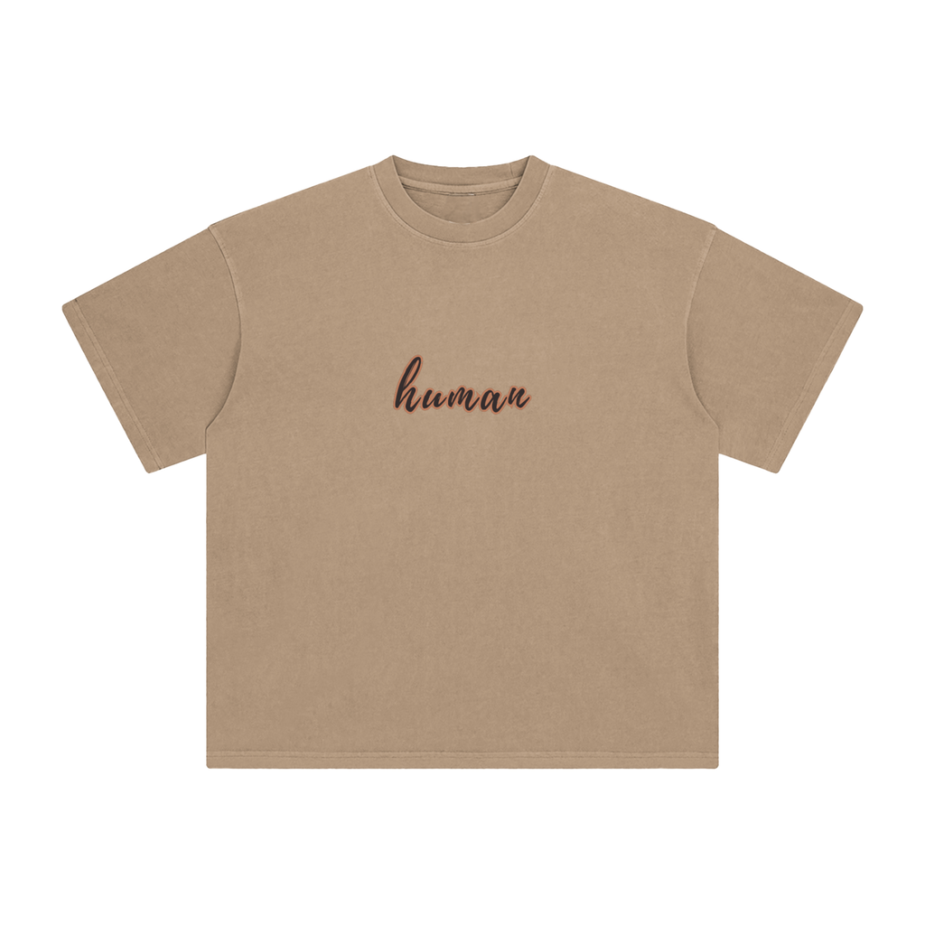 'Human/Choose Love' Vintage Washed Tee