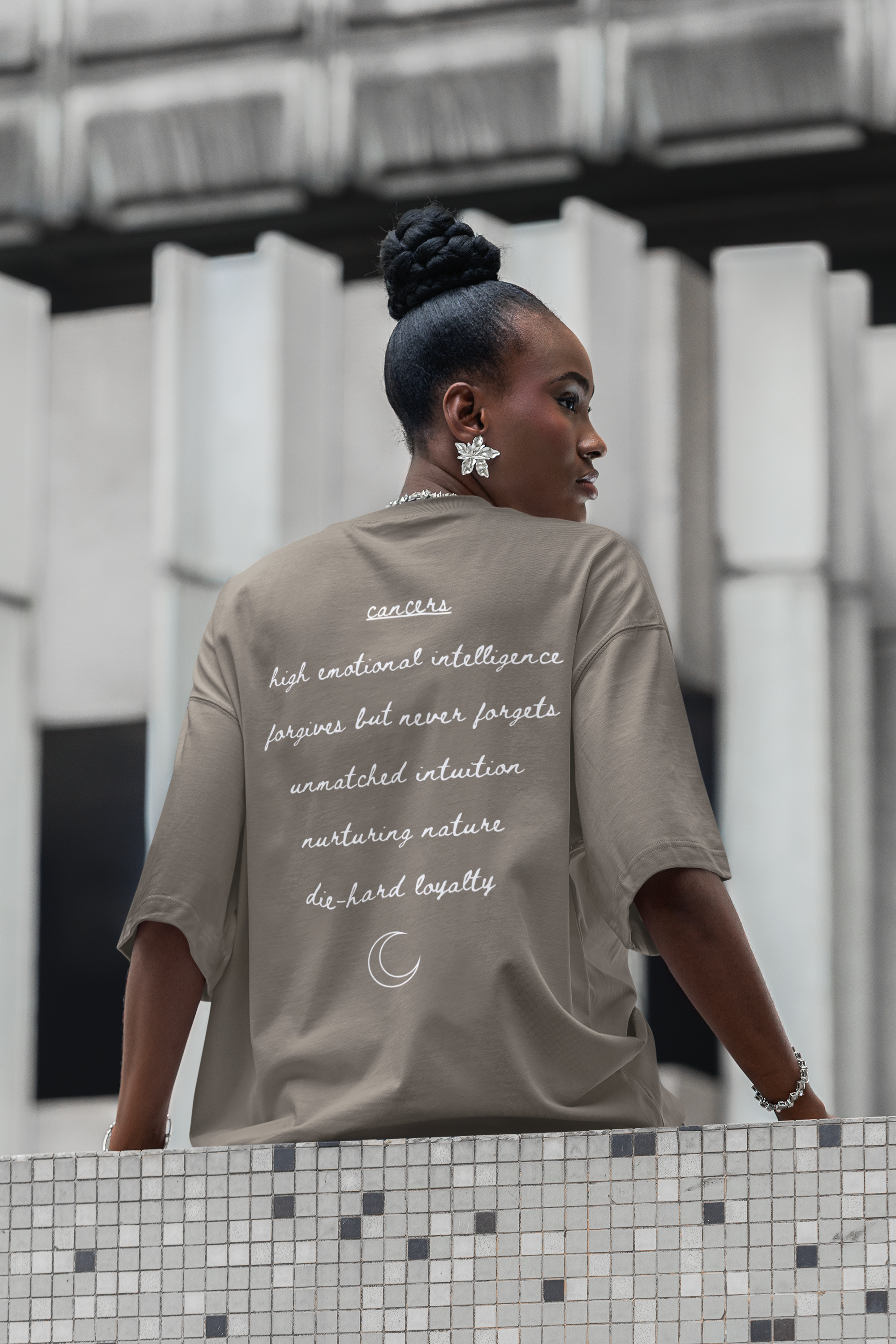 "Choose Love" Zodiac (Cancer) Vintage Washed Tee
