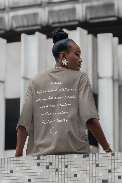 "Choose Love" Zodiac (Cancer) Vintage Washed Tee