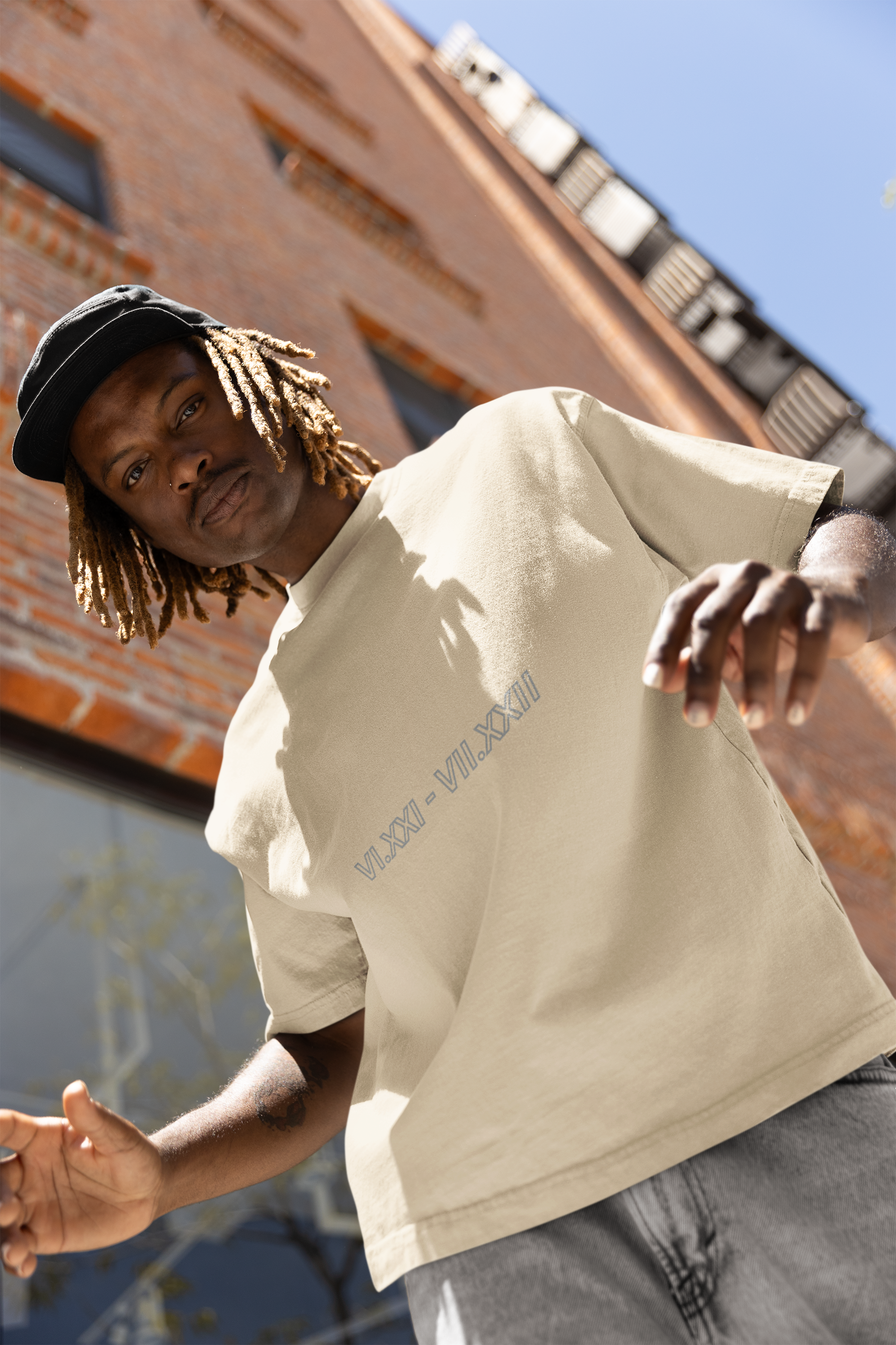 Premium Zodiac (Cancer) Roman Oversized Tee