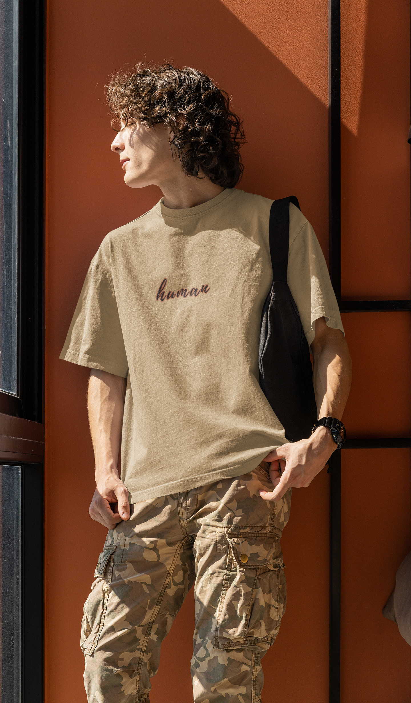 'Human/Choose Love' Vintage Washed Tee